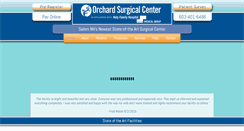 Desktop Screenshot of orchardsurgical.com