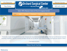 Tablet Screenshot of orchardsurgical.com